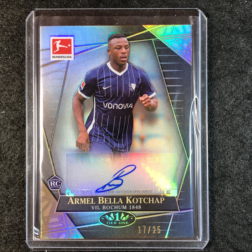 2021-22 Bundesliga Tier One ARMEL BELLA KOTCHAP The Wall Rookie Auto Black 17/25
