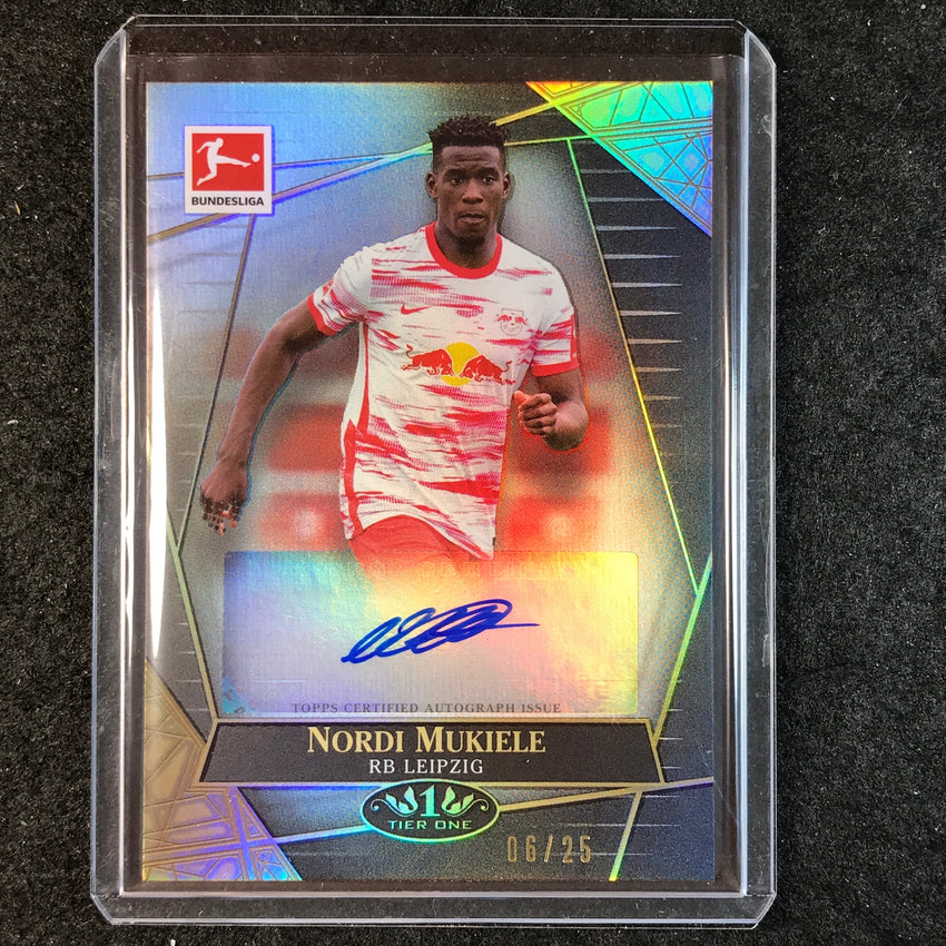 2021-22 Bundesliga Tier One NORDI MUKIELE The Wall Auto Black 6/25