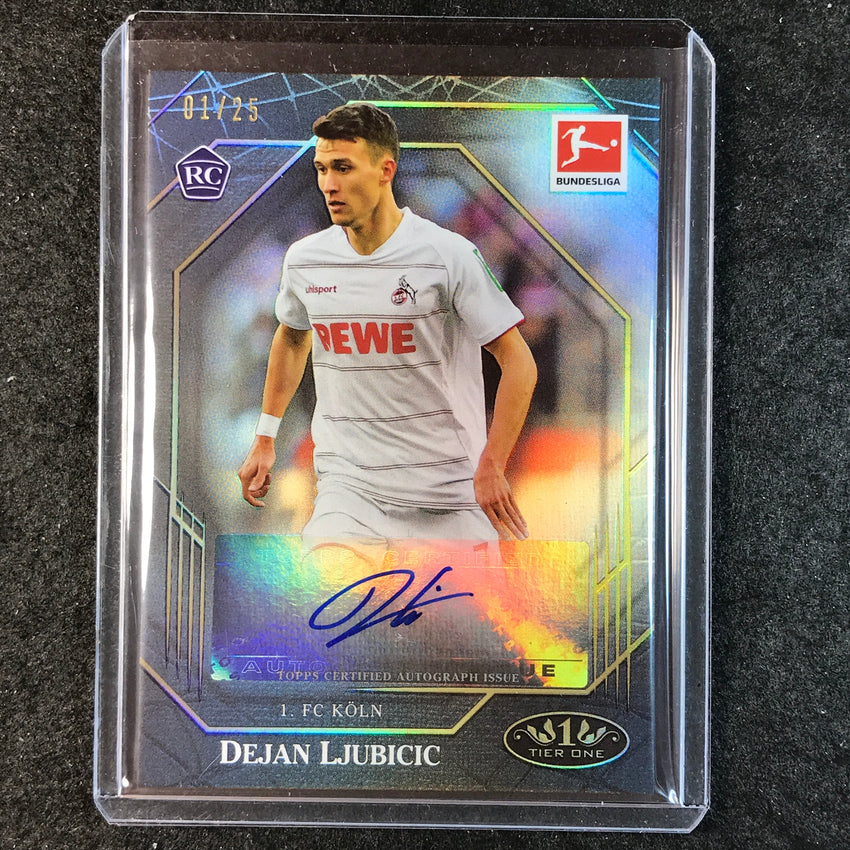 2021-22 Bundesliga Tier One DEJAN LJUBICIC Ball Magnet Rookie Auto Black 1/25