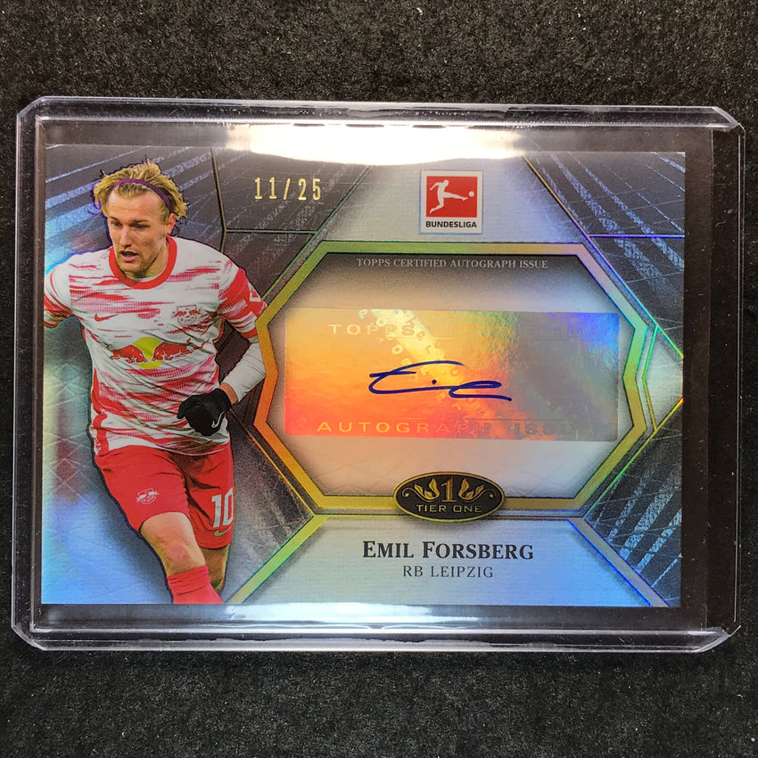 2021-22 Bundesliga Tier One EMIL FORSBERG Matchwinner Auto Black 11/25