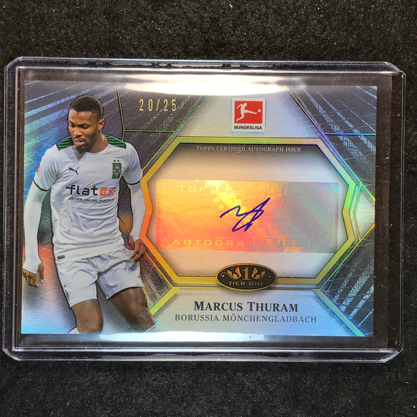2021-22 Bundesliga Tier One MARCUS THURAM Matchwinner Auto Black 20/25