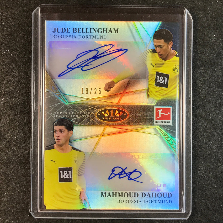 2021-22 Bundesliga Tier One JUDE BELLINGHAM MAHMOUD DAHOUD Dual Auto 18/25