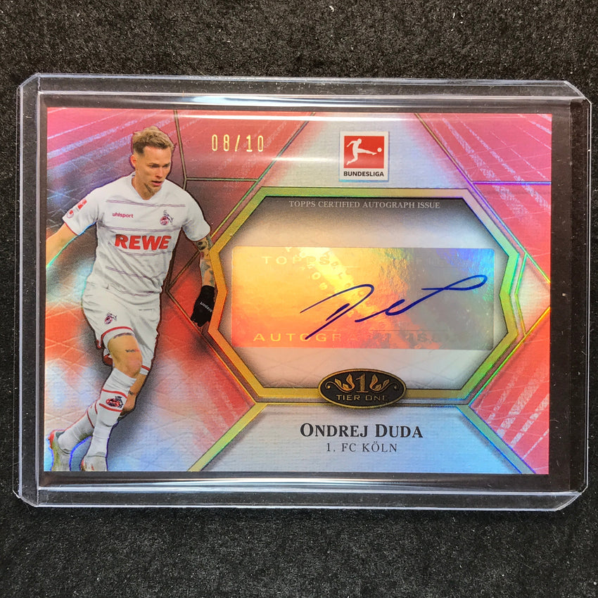 2021-22 Bundesliga Tier One ONDREJ DUDA Matchwinner Auto Red 8/10