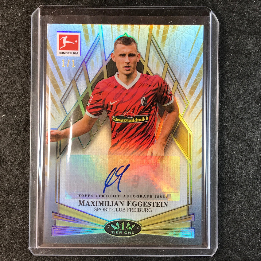 2021-22 Bundesliga Tier One MAXIMILIAN EGGESTEIN Young Gold Auto Gold 1/1