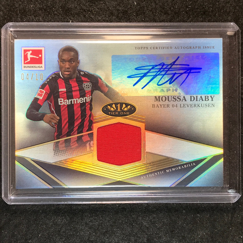 2021-22 Bundesliga Tier One MOUSSA DIABY Tier One Jersey Relic Auto 4/10