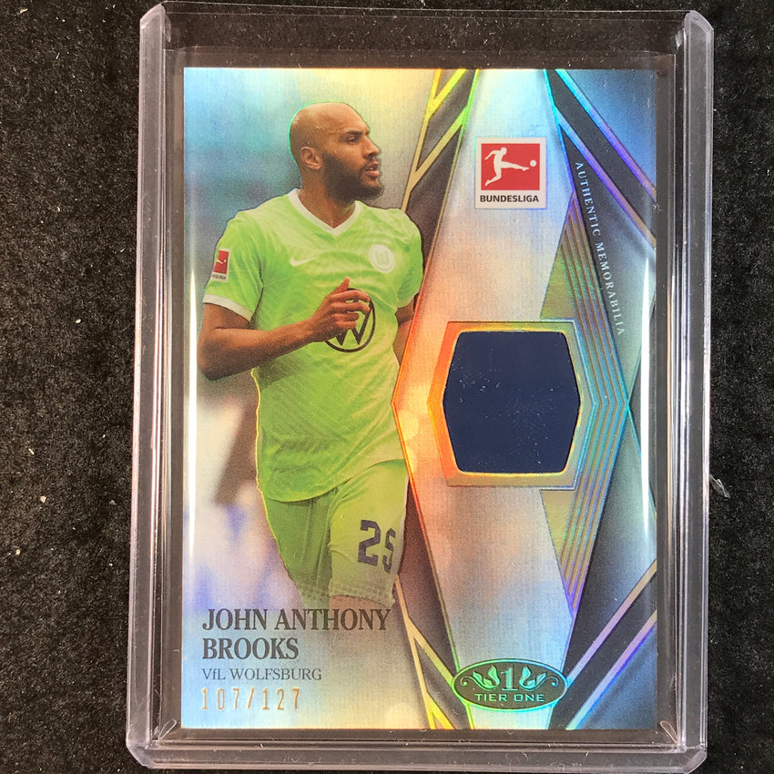 2021-22 Bundesliga Tier One JOHN ANTHONY BROOKS Tier One Jersey Relic 107/127