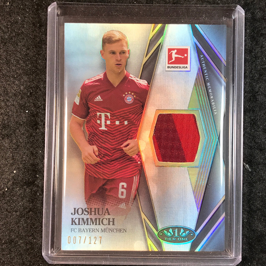 2021-22 Bundesliga Tier One JOSHUA KIMMICH Tier One Jersey Relic 7/127