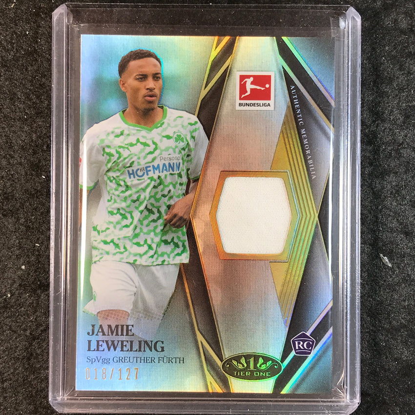 2021-22 Bundesliga Tier One JAMIE LEWELING Tier One Rookie Jersey Relic 18/127