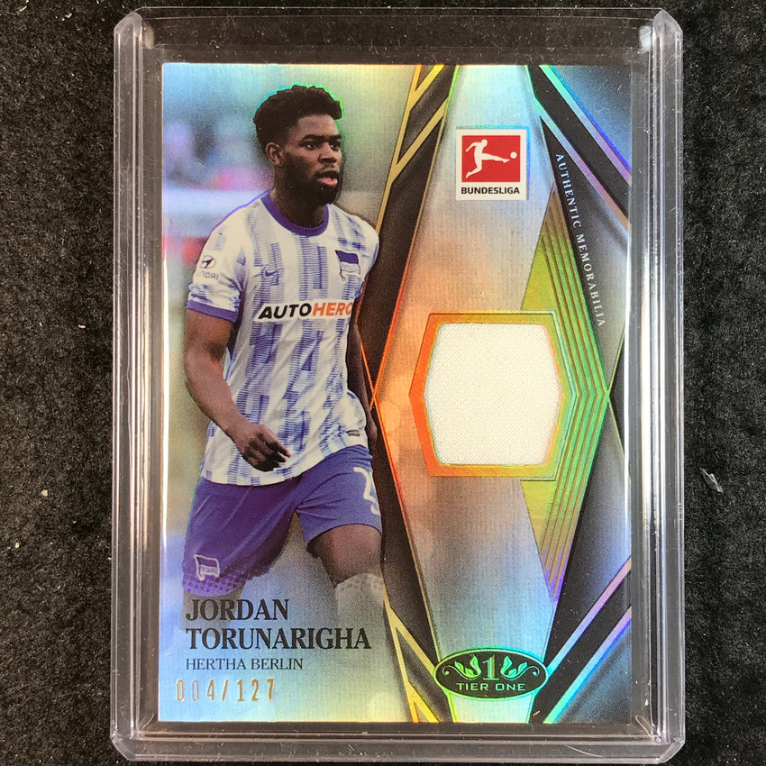 2021-22 Bundesliga Tier One JORDAN TORUNARIGHA Tier One Jersey Relic 4/127