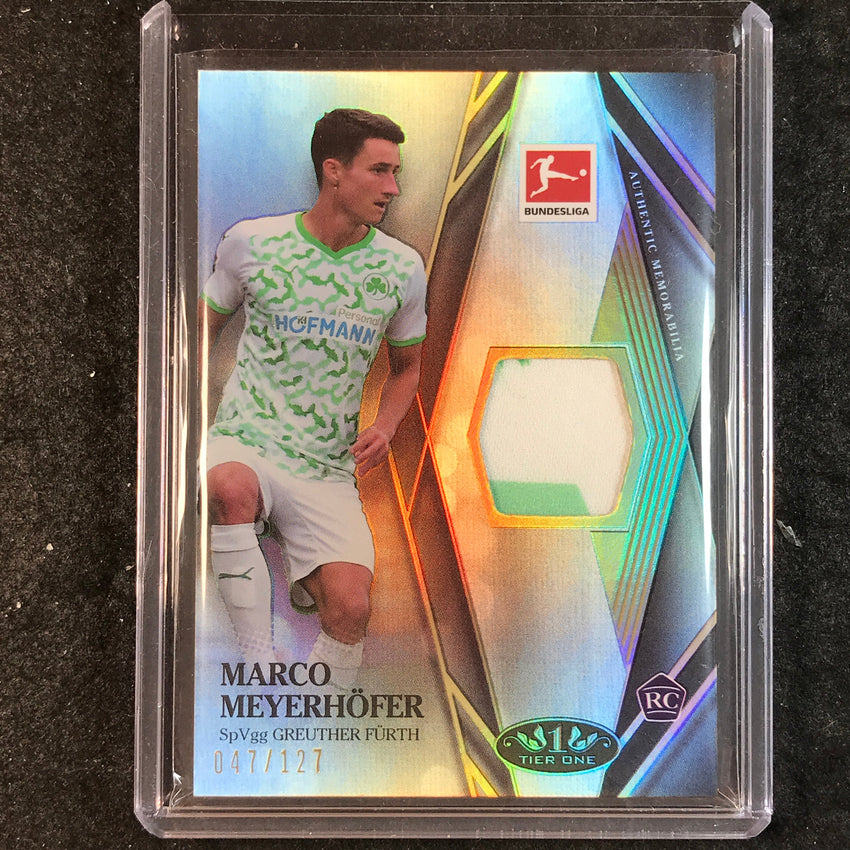2021-22 Bundesliga Tier One MARCO MEYERHOFER Tier One Rookie Jersey Relic 47/127