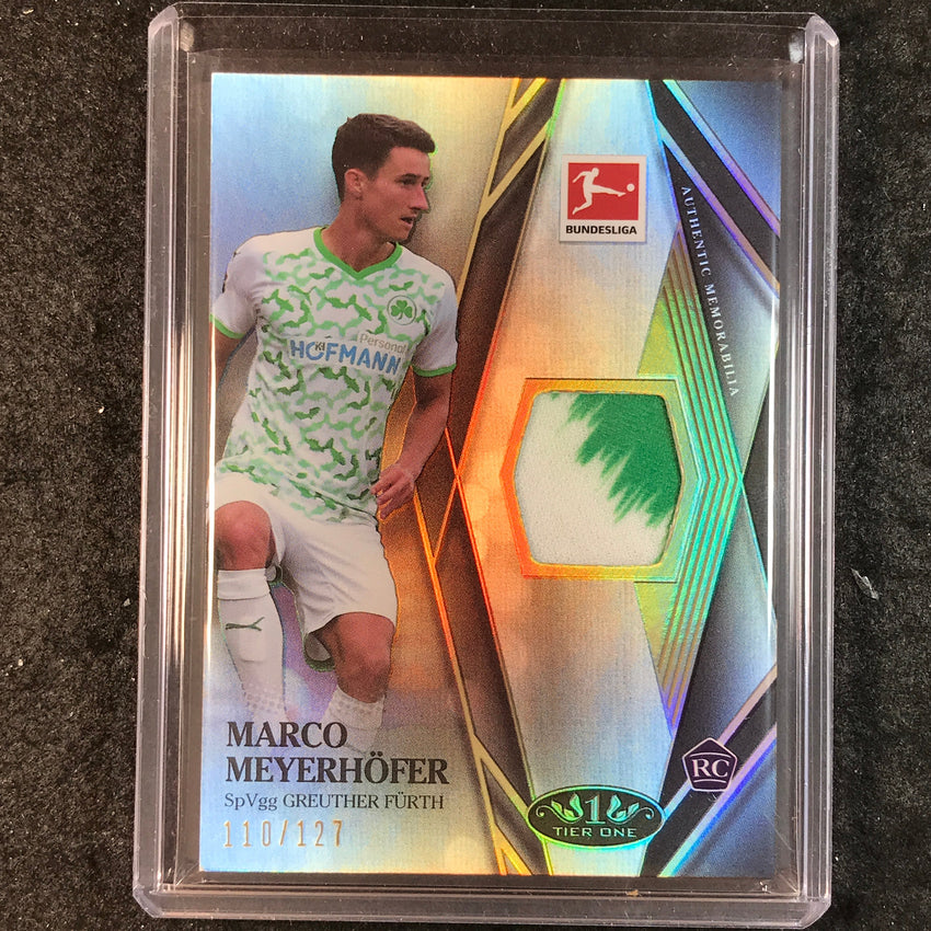 2021-22 Bundesliga Tier One MARCO MEYERHOFER Tier One Rookie Relic 110/127