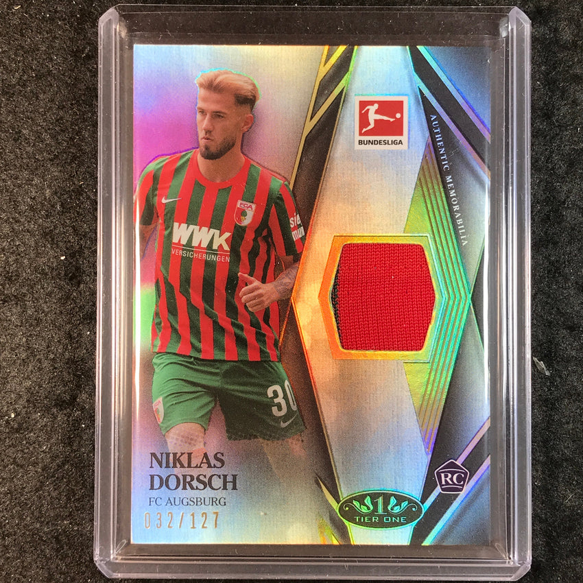 2021-22 Bundesliga Tier One NIKLAS DORSCH Tier One Rookie Jersey Relic 32/127