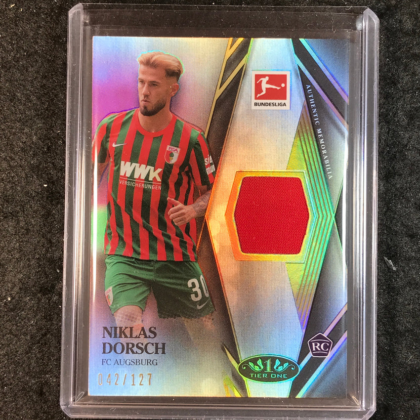 2021-22 Bundesliga Tier One NIKLAS DORSCH Tier One Rookie Jersey Relic 42/127