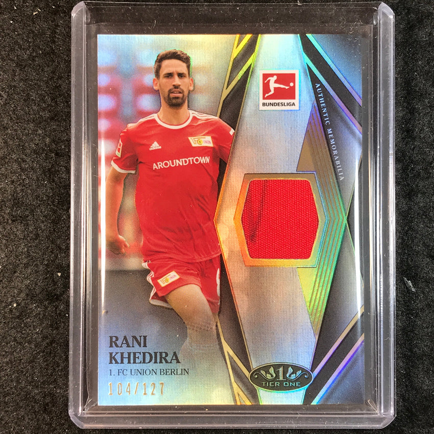 2021-22 Bundesliga Tier One RANI KHEDIRA Tier One Jersey Relic 104/127