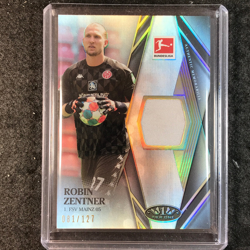 2021-22 Bundesliga Tier One ROBIN ZENTNER Tier One Jersey Relic 81/127
