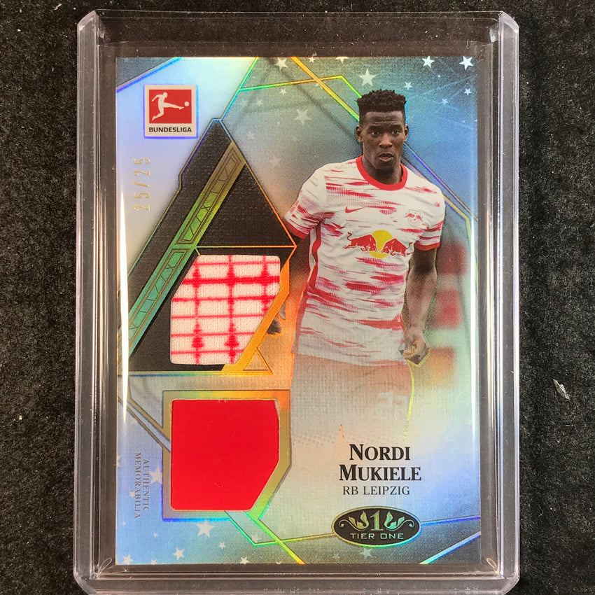 2021-22 Bundesliga Tier One NORDI MUKIELE Magic Skills Dual Patch Relic 25/25