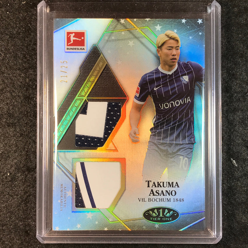 2021-22 Bundesliga Tier One TAKUMA ASANO Magic Skills Dual Patch Relic 21/25
