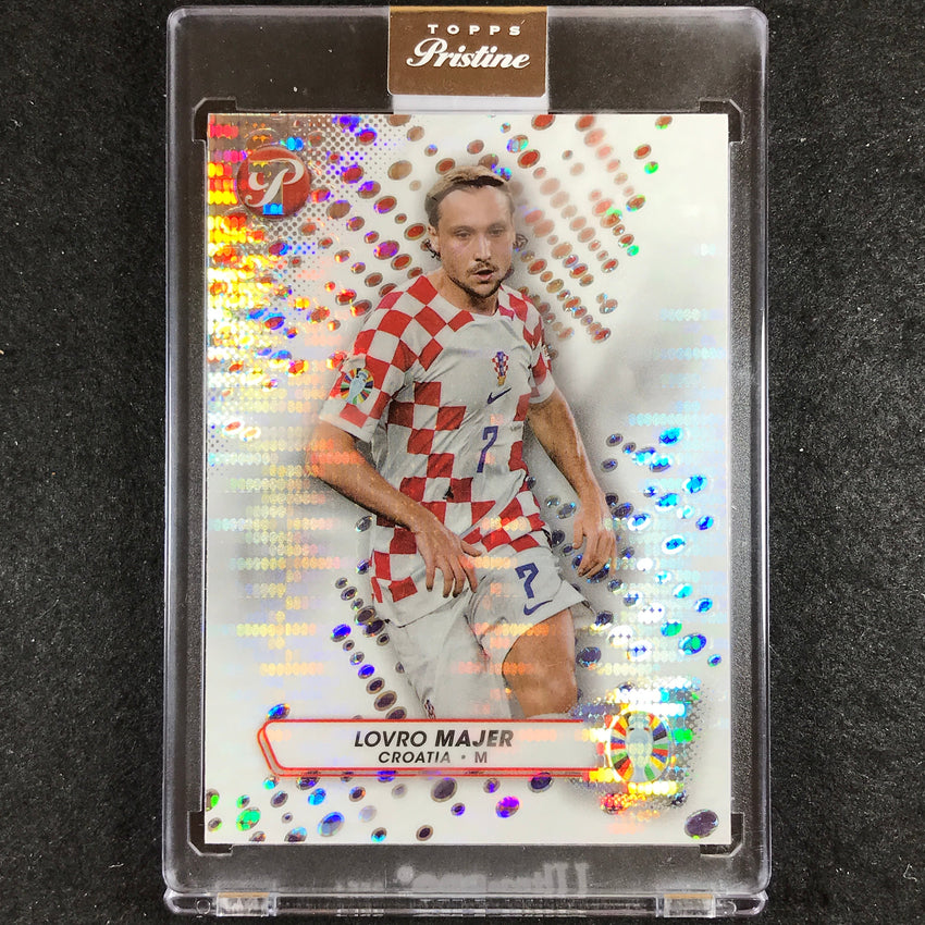 2023 Topps Pristine Road to Euro LOVRO MAJER Pristine Refractor No. 20