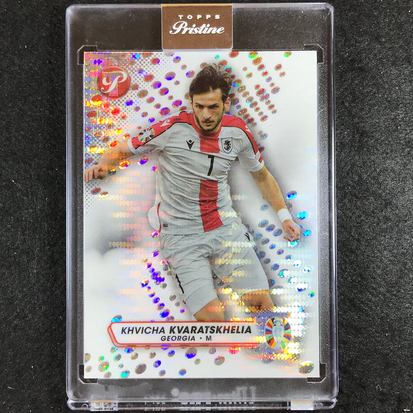 2023 Topps Pristine Road to Euro KHVICHA KVARATSKHELIA Pristine Refractor #61