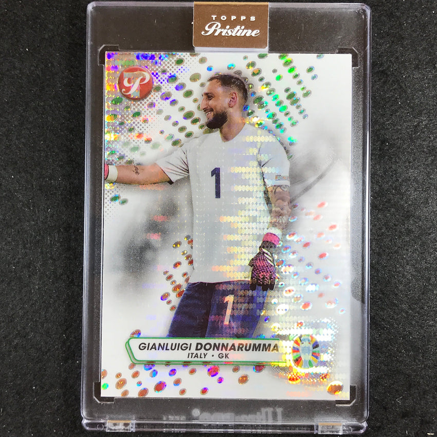 2023 Topps Pristine Road to Euro GIANLUIGI DONNARUMMA Pristine Refractor No. 95