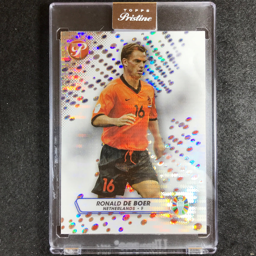 2023 Topps Pristine Road to Euro RONALD DE BOER Pristine Refractor #116