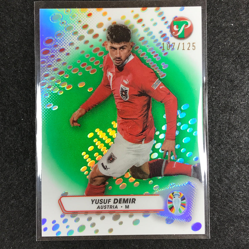 2023 Topps Pristine Road to Euro YUSUF DEMIR Base Green 107/125 #2