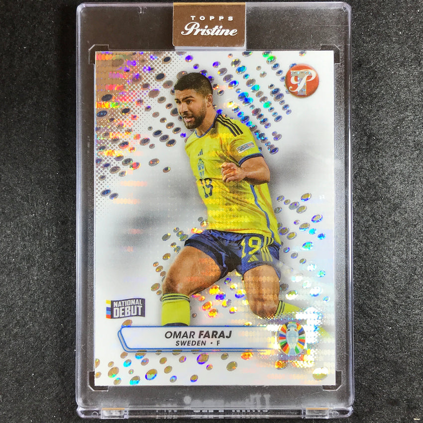 2023 Topps Pristine Road to Euro OMAR FARAJ Pristine Refractor #180