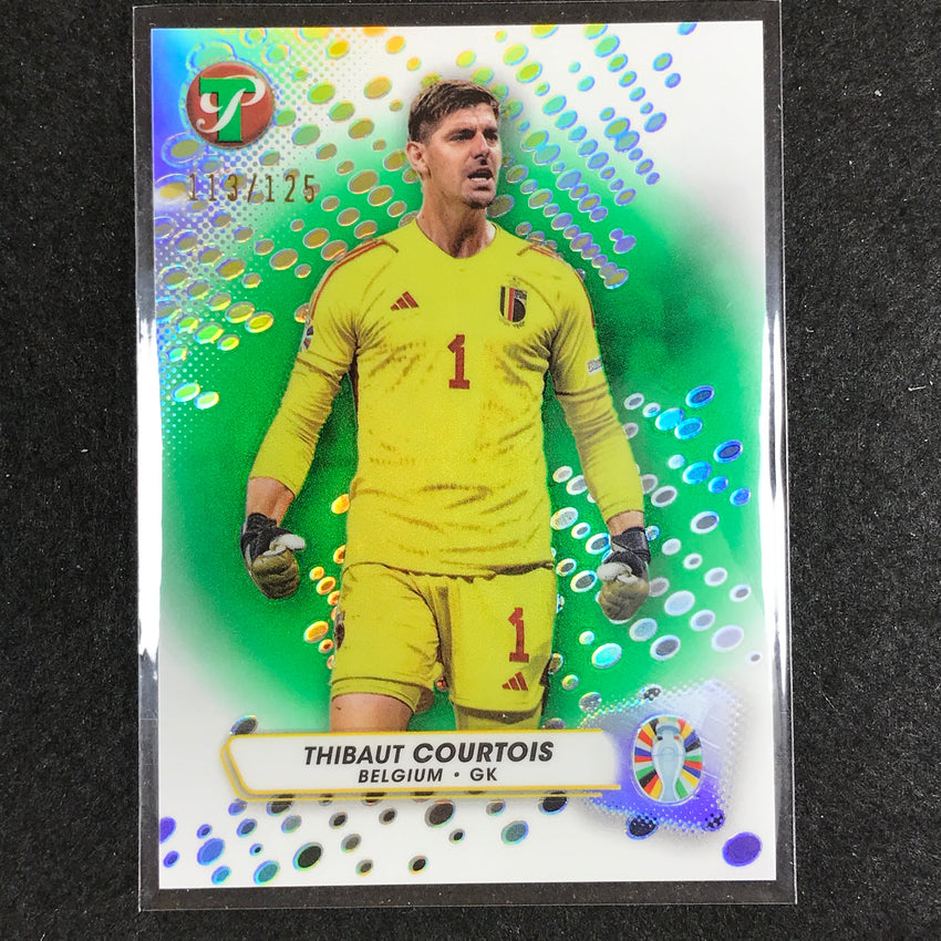 2023 Topps Pristine Road to Euro THIBAUT COURTOIS Base Green 113/125 #9