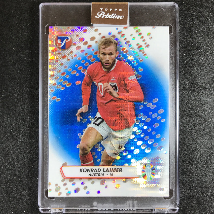 2023 Topps Pristine Road to Euro KONRAD LAIMER Pristine Blue 10/75 #72