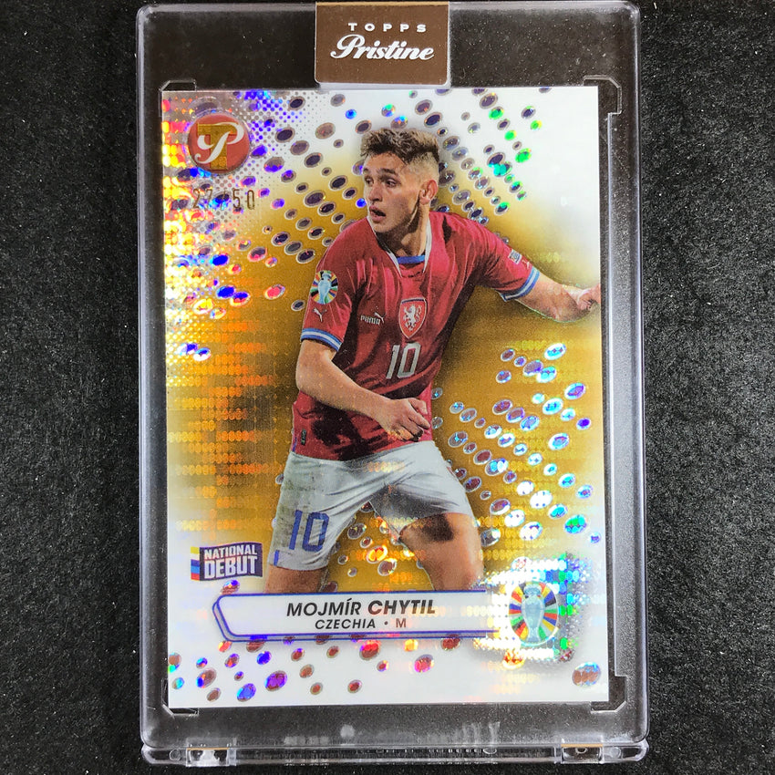 2023 Topps Pristine Road to Euro MOJMIR CHYTIL Pristine Gold 27/50 #22