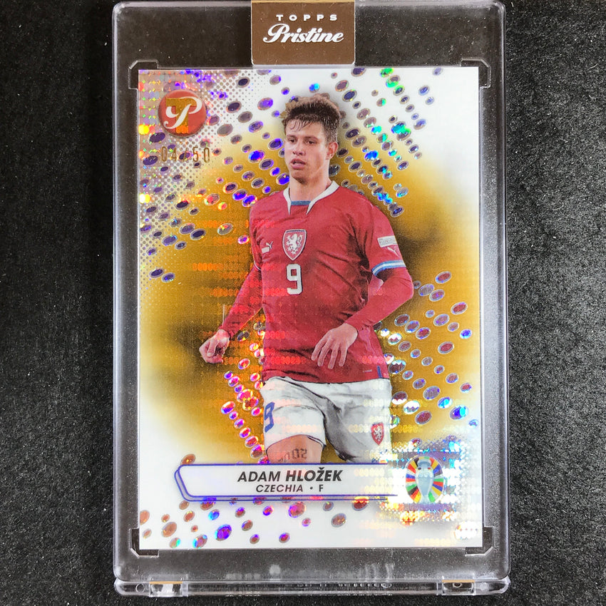 2023 Topps Pristine Road to Euro ADAM HLOZEK Pristine Gold 4/50 #42