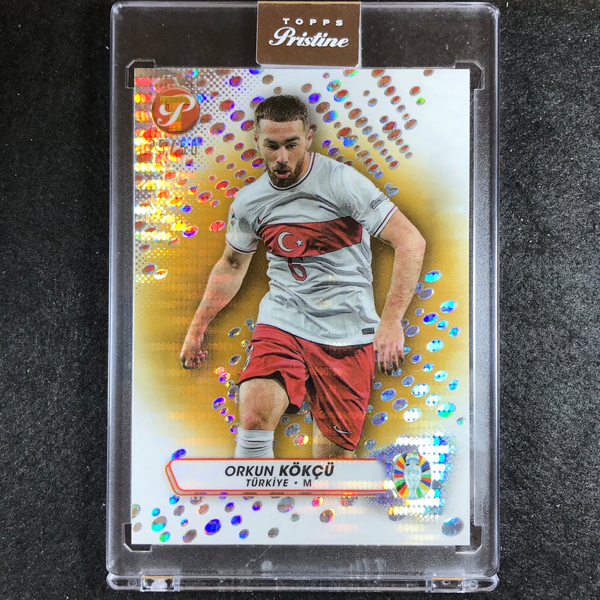 2023 Topps Pristine Road to Euro ORKUN KOKCU Pristine Gold 25/50 #102