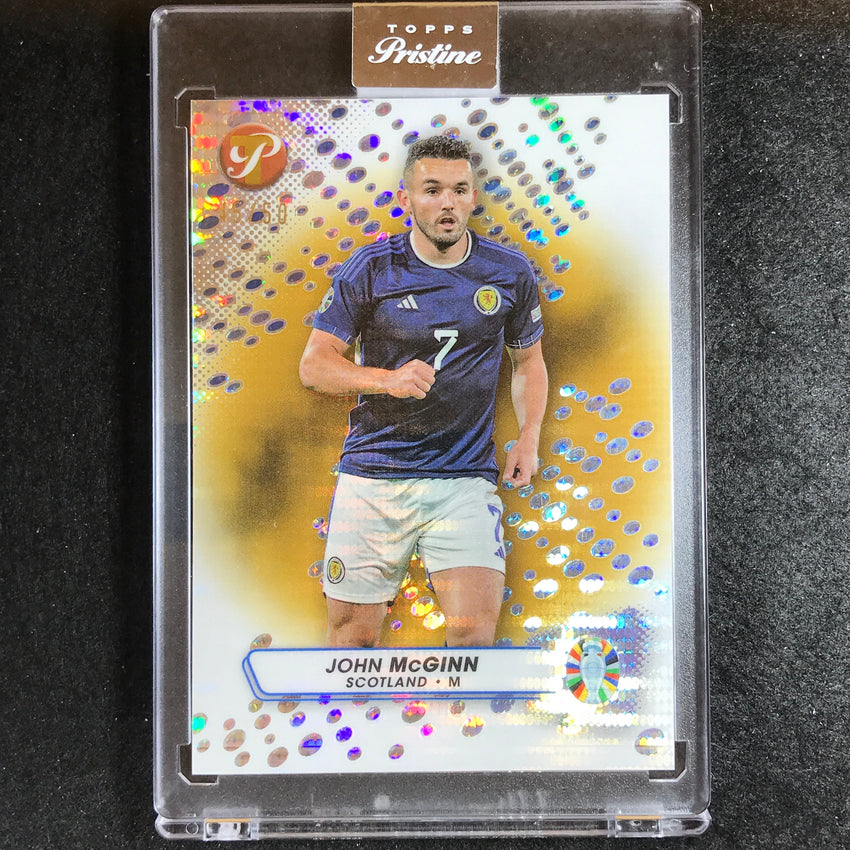 2023 Topps Pristine Road to Euro JOHN MCGINN Pristine Gold 45/50 #154