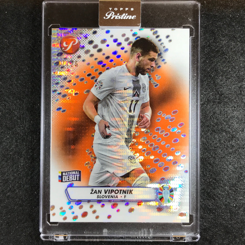 2023 Topps Pristine Road to Euro ZAN VIPOTNIK Pristine Orange 17/25 #35
