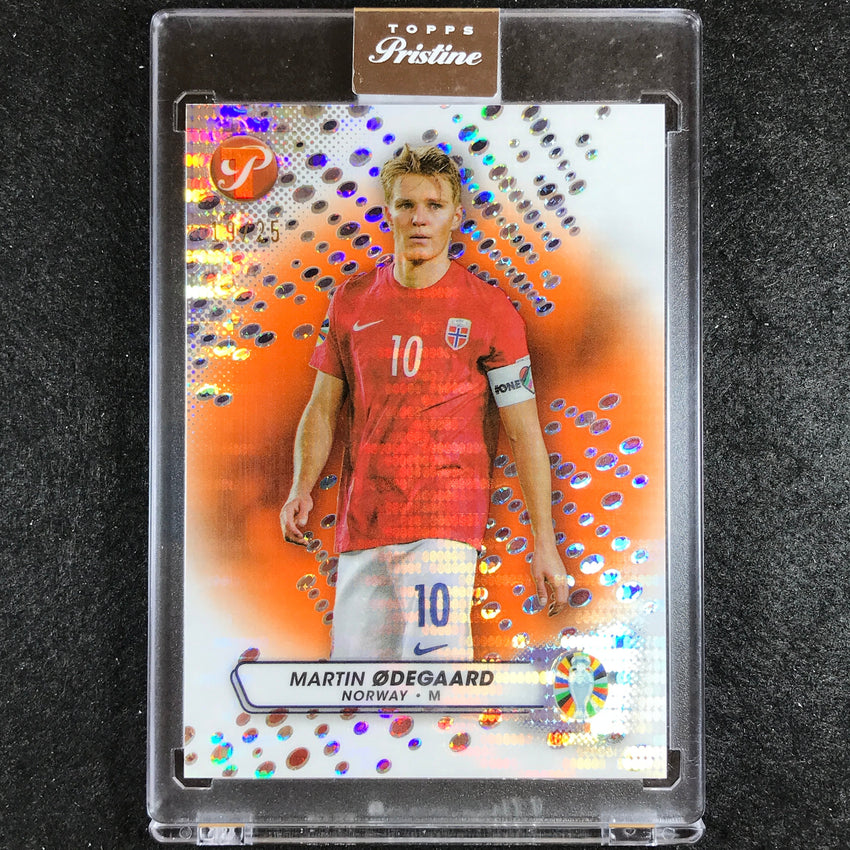 2023 Topps Pristine Road to Euro MARTIN ODEGAARD Pristine Orange 19/25 No. 119