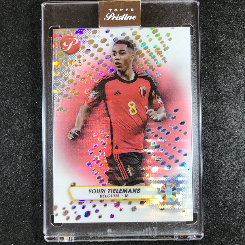 2023 Topps Pristine Road to Euro YOURI TIELEMANS Pristine Pink 11/15 #12