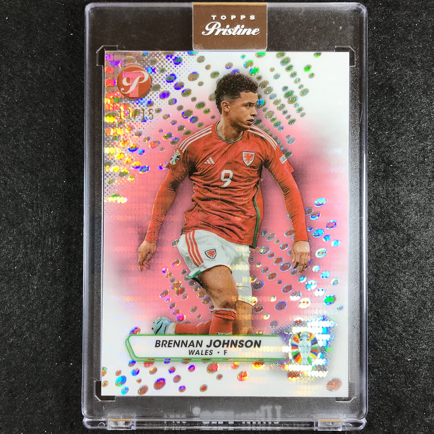 2023 Topps Pristine Road to Euro BRENNAN JOHNSON Pristine Pink 13/15 #199