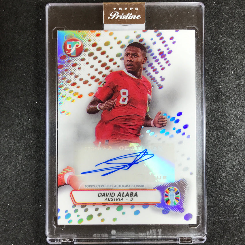 2023 Topps Pristine Road to Euro DAVID ALABA Pristine Auto Base No. DA
