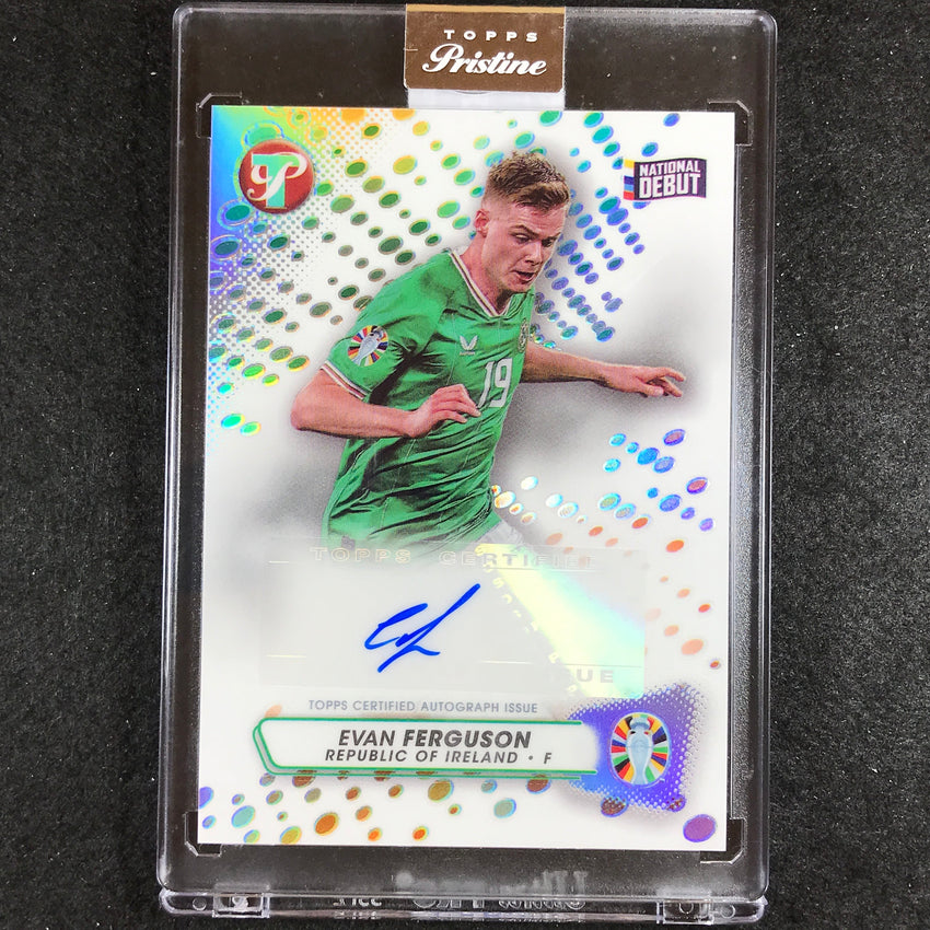 2023 Topps Pristine Road to Euro EVAN FERGUSON Pristine Auto Base No. EF