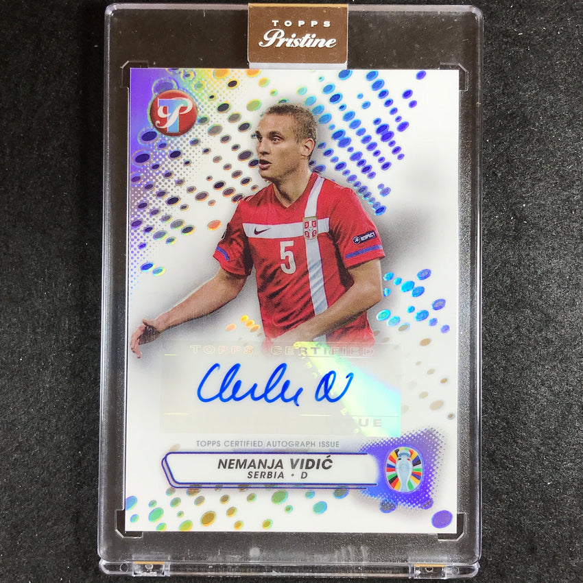 2023 Topps Pristine Road to Euro NAMANJA VIDIC Pristine Auto Base No. NV