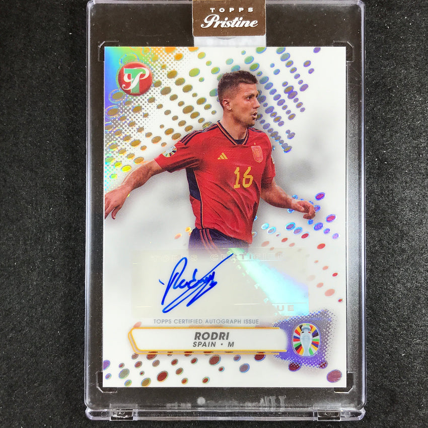 2023 Topps Pristine Road to Euro RODRI Pristine Auto Base No. RO