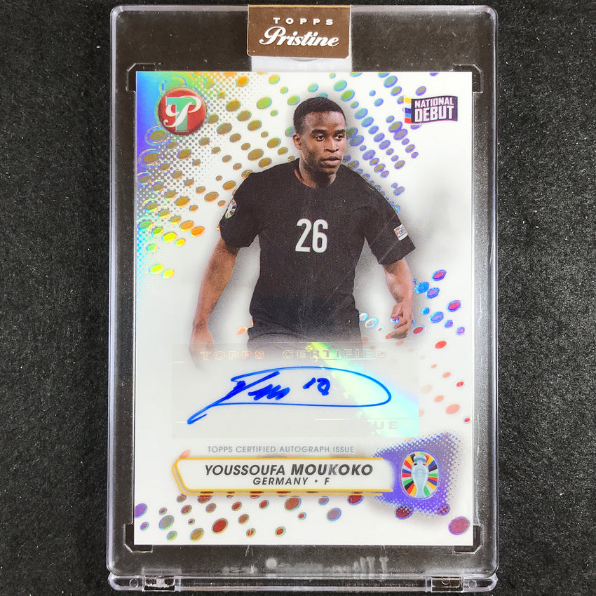 2023 Topps Pristine Road to Euro YOUSSOUFA MOUKOKO Pristine Auto Base No. YM