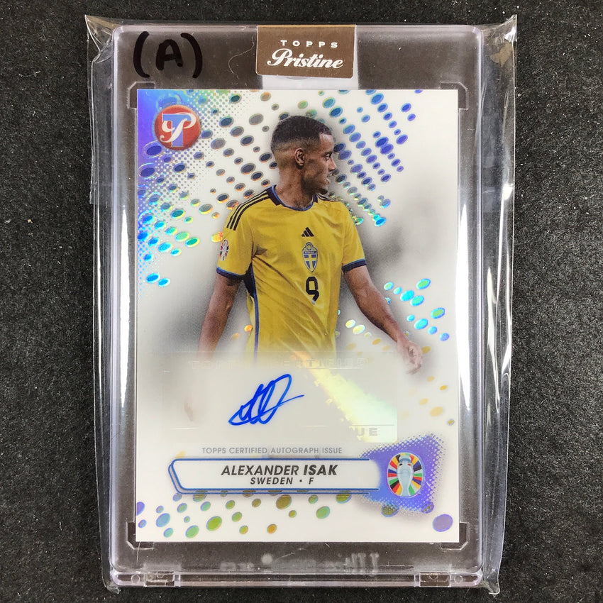 2023 Topps Pristine Road to Euro ALEXANDER ISAK Pristine Auto Base No. AI (A)