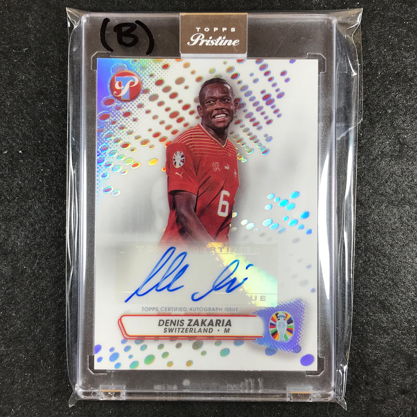 2023 Topps Pristine Road to Euro DENIS ZAKARIA Pristine Auto Base #DZ (B)