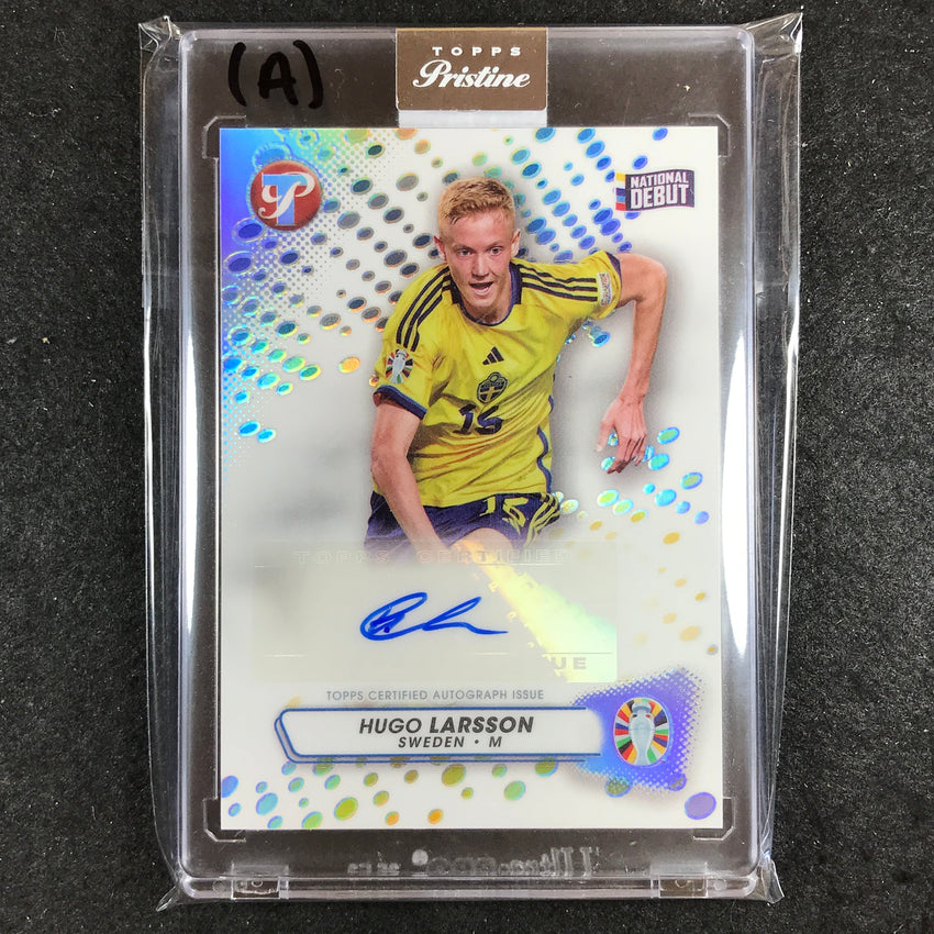 2023 Topps Pristine Road to Euro HUGO LARSSON Pristine Auto Base #HLA (A)