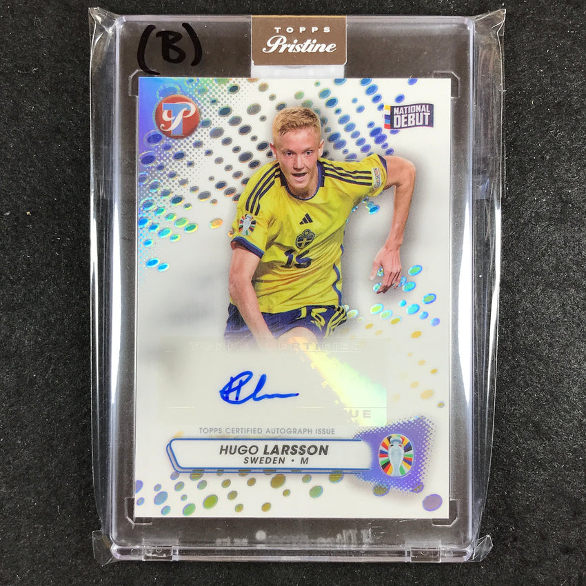 2023 Topps Pristine Road to Euro HUGO LARSSON Pristine Auto Base #HLA (B)
