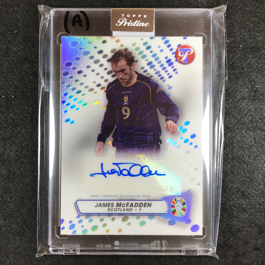 2023 Topps Pristine Road to Euro JAMES MCFADDEN Pristine Auto Base #JMC (A)