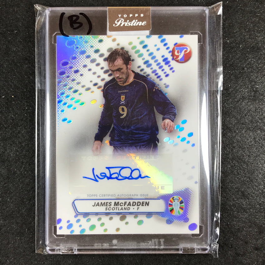 2023 Topps Pristine Road to Euro JAMES MCFADDEN Pristine Auto Base #JMC (B)