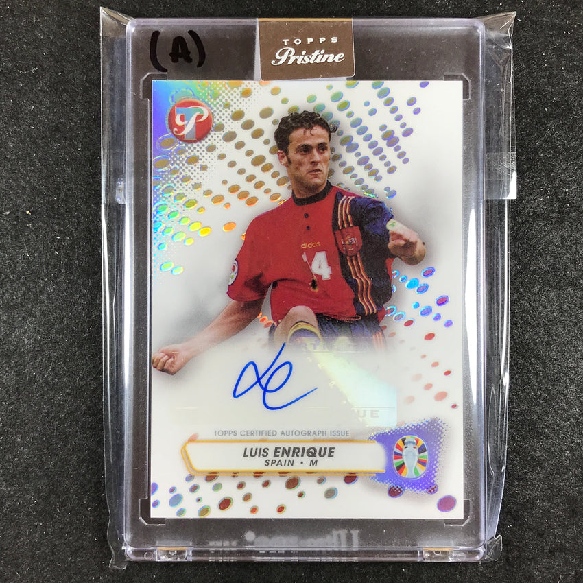 2023 Topps Pristine Road to Euro LUIS ENRIQUE Pristine Auto Base No. LE (A)