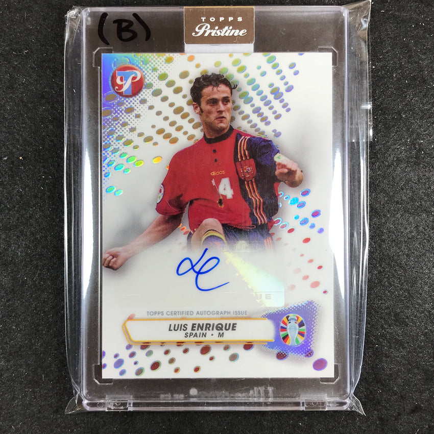 2023 Topps Pristine Road to Euro LUIS ENRIQUE Pristine Auto Base #LE (B)